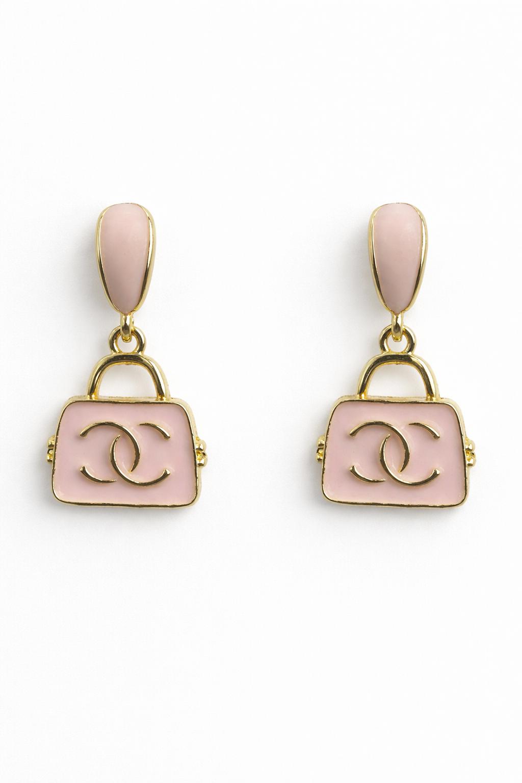 Handbag earrings